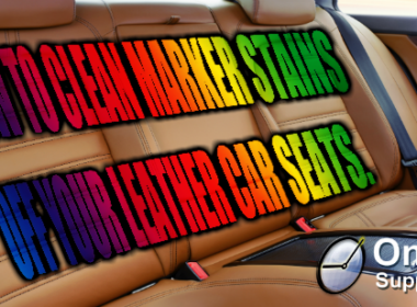 How to Remove Sharpie Marker Stains from Leather Car Seats