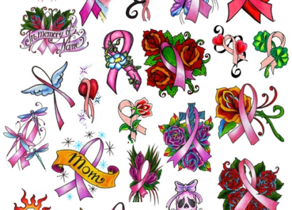 Check out these Pink Ribbon Tattoos