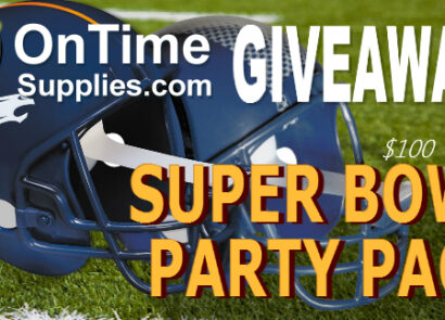 Win Super Bowel Party Supplies from OnTimeSupplies.com