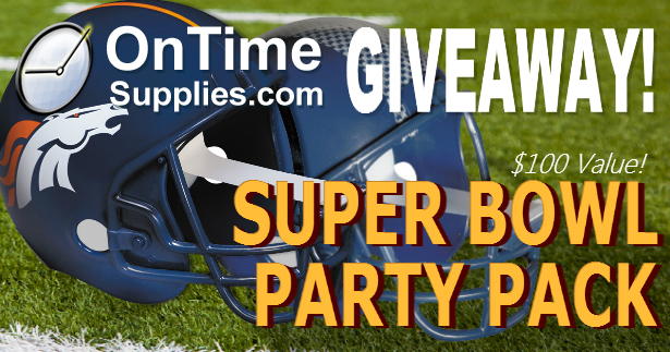 Win Super Bowel Party Supplies from OnTimeSupplies.com