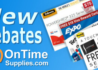 New Mail in Rebates at OnTimeSupplies.com