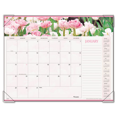 Floral AT-A-GLANCE Calendar at OnTimeSupplies.com.