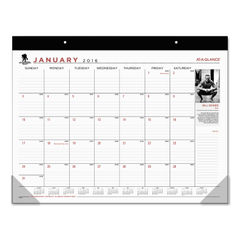 AAGSKW2400 - Wounded Warrior Project Desk Pad, 22 x 17, 2016