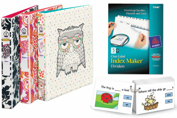 $800 in Avery Dry Erase Markers, Binders, Flash Cards & More!