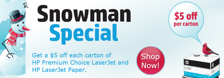 Get Cash Back when you buy HP Paper in Bulk