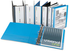 Universal One™ D-Ring Economy View Binder