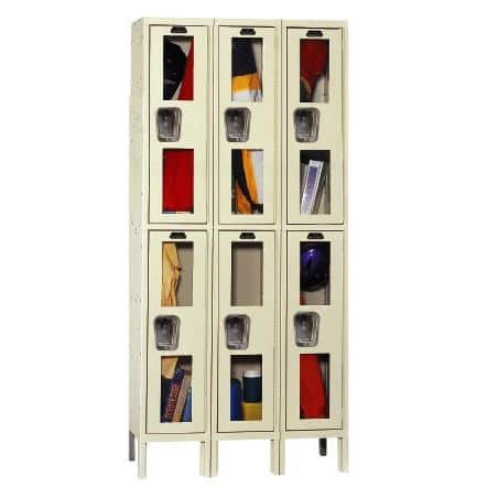 Windowed Locker Safety-View Windowed Locker (Parchment Steel) by Hallowell ...