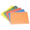 LCI108597 - SKILCRAFT Top Tab File Folder - Letter - 8. 50" Width x 11" Length Sheet Size - 11 pt. Folder Thickness - Kraft - Yellow, Blue, Green, Orange - Recycled - 5Each