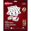 AVE3270 - Magnet Sheetsfor Inkjet Printers, Letter, 8 1/2" x 11", Matte, Coated, Magnetic, 1 Pack