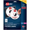AVE5931 - 5931 Laser Labels Shuttered Jewel Case Inserts with Software for CD/DVD, - DiameterInsert, Removable Adhesive, Inkjet, Laser, Matte, Matte White, Paper