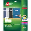 AVE6460 - Removable I.D. Laser/Inkjet Labels, 1" Width x 2 5/8" Length, Removable Adhesive, Rectangle, Inkjet, Laser, Matte, White, Paper, 30 / Sheet, 25 Total Sheets, 750 Total Label(s), 750 / Pack