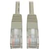 TRPN002050GY - Cat5e Patch Cable, 50 ft Category 5e Network Cable, First End: 1 x RJ-45, Male, Second End: 1 x RJ-45, Male, Patch Cable, Gray, 1 Each