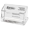 KTKAD30 - Business Card Holder, 2" Height x 4" Width x 1.9" Depth, Acrylic, Clear, 1 Each