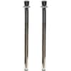 TCO11000 - Heavy-duty Posts for Stanchion, Stainless Steel 41" Post, Black Rope Attachment, Chrome, 2 / Box