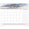 AAG89802 - Panoramic Landscape Desk Pad, Standard, Monthly, 12 Month, January 2026 to December 2026, 1 Month Single Page Layout, 21 3/4" x 17" Sheet Size, White Sheet, 2.25" x 2.13" Block, Desk Pad, Poly, Paper