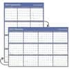 AAGA1102 - Vertical Horizontal Reversible Erasable Wall Calendar, Large, Yearly, 12 Month, January 2027 to December 2027, 36" x 24" Sheet Size, White Sheet, Blue, Laminate, 1 Each
