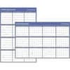 AAGA1102 - Vertical Horizontal Reversible Erasable Wall Calendar, Large, Yearly, 12 Month, January 2026 to December 2026, 36" x 24" Sheet Size, White Sheet, Blue, Laminate