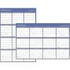 AAGA1152 - Vertical Horizontal Reversible Erasable Wall Calendar, Extra Large, Yearly, 12 Month, January 2026 to December 2026, 48" x 32" Sheet Size, White Sheet, Blue, Laminate