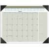 AAGHT1500 - Executive Desk Pad, Standard, Monthly, 12 Month, January 2026 to December 2026, 1 Month Single Page Layout, 21 3/4" x 17" Sheet Size, White Sheet, 2.31" x 2.56" Block, Desk Pad, Tan, Poly, Paper
