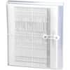 SMD89521 - Letter Filing Envelope, 8 1/2" x 11", 1 1/4" Expansion, Polypropylene, Clear, 5 / Pack