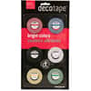 CHADEC001 - Decorative Tape, 27 ft Length x 0.13" Width, Assorted, Creep Resistant, For Decorating, 1 Pack