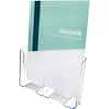 DEF77001 - Single Compartment DocuHolder, 1 Pocket(s), 10.75" Height x 9.25" Width x 3.75" Depth, Desktop, Magazine Size, Clear, Plastic, 1 Each
