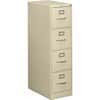 HON514CPL - 510 Series Vertical File With Lock - 4-Drawer, 18.3" Width x 25" Depth x 52" Height, 4 x Drawer(s) for File, Legal, Vertical, Security Lock, Putty, Baked Enamel, Steel, Recycled, 1 Each