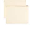 SMD10315 - Straight Tab Cut Letter Recycled Top Tab File Folder, 8 1/2" x 11", Internal Pocket(s), 11 pt., 2 Plys, Manila, Reinforced, Heavyweight, 10% Recycled, 50 / Box