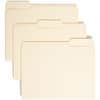 SMD10330 - 1/3 Tab Cut Letter Recycled Top Tab File Folder, 8 1/2" x 11", 3/4" Expansion, Top Tab Location, Assorted Tab Position, 11 pt., 1 Plys, Manila, Tab, 10% Recycled, 100 / Box