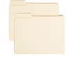 SMD10335 - 1/3 Tab Cut Letter Recycled Top Tab File Folder, 8 1/2" x 11", 3/4" Expansion, Top Tab Location, Left Tab Position, 11 pt., 2 Plys, Manila, Reinforced, Durable, Reinforced Tab, Rounded Corner