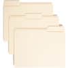 SMD10338 - 1/3 Tab Cut Letter Recycled Top Tab File Folder, 8 1/2" x 11", 3/4" Expansion, Top Tab Location, Assorted Tab Position, 11 pt., 1 Plys, Manila, Antimicrobial, Acid-free, 10% Recycled, 100 / Box