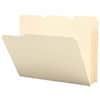 SMD10510 - 1/3 Tab Cut Letter Top Tab File Folder, 8 1/2" x 11", 3/4" Expansion, Top Tab Location, Assorted Tab Position, 17 pt., Polypropylene, Manila, 12 / Pack