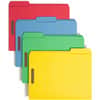 SMD11975 - Colored 1/3 Tab Cut Letter Recycled Fastener Folder, 8 1/2" x 11", 3/4" Expansion, 2 x 2K Fastener(s), 2" for Folder, Top Tab Location, Assorted Tab Position, 11 pt., 2 Plys, Blue, Green, Red, Yellow