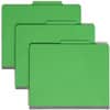 SMD13702 - Colored 2/5 Tab Cut Letter Recycled Classification Folder, 8 1/2" x 11", 2" Expansion, 2 x 2B Fastener(s), 2" for Folder, Top Tab Location, Right of Center Tab Position, 1 Divider(s), 14 pt., 2 Plys