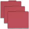 SMD13703 - Colored 2/5 Tab Cut Letter Recycled Classification Folder, 8 1/2" x 11", 2" Expansion, 2 x 2B Fastener(s), 2" for Folder, Top Tab Location, Right of Center Tab Position, 1 Divider(s), 14 pt., 2 Plys