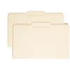 SMD15332 - 1/3 Tab Cut Legal Recycled Top Tab File Folder, 8 1/2" x 14", 3/4" Expansion, Top Tab Location, Center Tab Position, 11 pt., 1 Plys, Manila, 10% Recycled, 100 / Box
