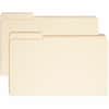 SMD15335 - 1/3 Tab Cut Legal Recycled Top Tab File Folder, 8 1/2" x 14", 3/4" Expansion, Top Tab Location, Left Tab Position, 11 pt., 2 Plys, Manila, Reinforced, Durable, Reinforced Tab, Rounded Corner