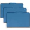 SMD19035 - SafeSHIELD 2/5 Tab Cut Legal Yes Classification Folder, 8 1/2" x 14", 2" Expansion, 2 x 2S Fastener, 2" for Folder, Top Tab Location, Right of Center Tab Position, 2 Divider, 25 pt., Pressboard