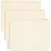 SMD24109 - Straight Tab Cut Letter Recycled End Tab File Folder, 8 1/2" x 11", 3/4" Expansion, 11 pt., 2 Plys, Manila, Durable, 10% Recycled, 100 / Box