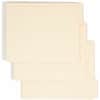 SMD24134 - Shelf-Master 1/3 Tab Cut Letter Recycled End Tab File Folder, 8 1/2" x 11", 3/4" Expansion, End Tab Location, Assorted Tab Position, 11 pt., 2 Plys, Manila, Reinforced Tab, Embossed, 10% Recycled