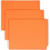 SMD25510 - Shelf-Master Straight Tab Cut Letter Recycled End Tab File Folder, 8 1/2" x 11", 3/4" Expansion, 11 pt., 2 Plys, Orange, Heavy Duty, Reinforced Tab, 10% Recycled, 100 / Box