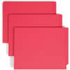 SMD25740 - Shelf-Master Straight Tab Cut Letter Recycled Fastener Folder, 8 1/2" x 11", 3/4" Expansion, 2 x 2B Fastener(s), 2" for Folder, End Tab Location, 11 pt., 2 Plys, Red, Heavyweight, 10% Recycled
