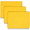 SMD26789 - Straight Tab Cut Letter Recycled Classification Folder, 8 1/2" x 11", 2" Expansion, 2 x 2S Fastener, 2" for Folder, End Tab Location, 2 Divider, 23 pt., Pressboard, Yellow, 50% Recycled, 10 / Box