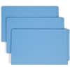 SMD28040 - Shelf-Master Straight Tab Cut Legal Recycled Fastener Folder, 8 1/2" x 14", 3/4" Expansion, 2 x 2B Fastener(s), End Tab Location, 11 pt., 2 Plys, Blue, Heavyweight, 10% Recycled, 50 / Box