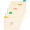 SMD50180 - File Guide, 25 Printed Assorted Tab(s), Character, A-Z, 25 Tab(s)/Set, Letter, Yellow Manila, Green, Pink, Salmon, Blue Tab(s), 10% Recycled, 1 Set