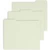 SMD50334 - Filing Guides with Blank Tab, Blank Assorted Tab(s), Letter, Gray Pressboard, Green Tab(s), 100% Recycled, 100 / Box