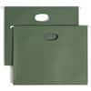 SMD64220 - Letter Recycled Hanging Folder, 8 1/2" x 11", 3 1/2" Expansion, 11 pt., Standard Green, 30% Recycled, 10 / Box