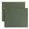 SMD64239 - Letter Recycled Hanging Folder, 8 1/2" x 11", 1" Expansion, 11 pt., Pressboard, Standard Green, Reinforced Base, 10% Recycled, 25 / Box