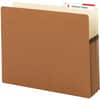SMD73088 - 2/5 Tab Cut Letter Recycled File Pocket, 8 1/2" x 11", 3 1/2" Expansion, Top Tab Location, Right Tab Position, 9 pt., Redrope, Tear Proof, Reinforced Gusset, Durable, 30% Recycled, 25 / Box