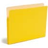 SMD73223 - Straight Tab Cut Letter Recycled File Pocket, 8 1/2" x 11", 1 3/4" Expansion, Top Tab Location, 9 pt., Yellow, Tear Resistant, 10% Recycled, 1 Each